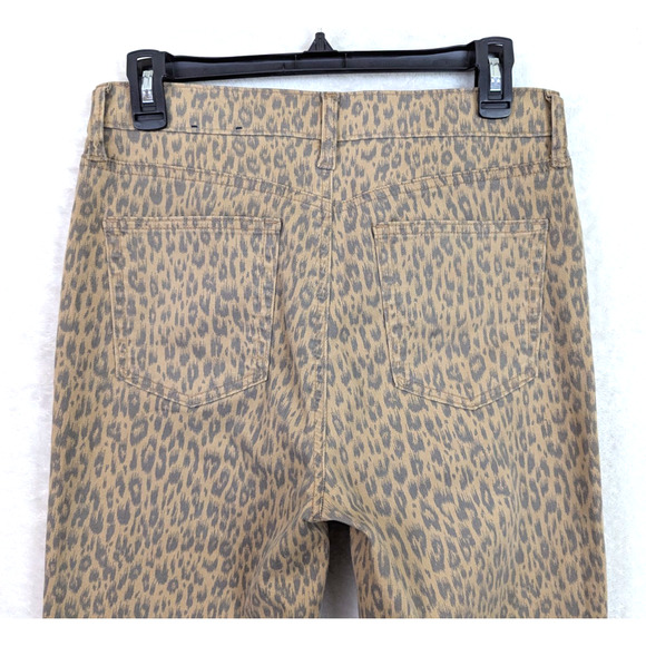 Gap Denim sz 8/29T True Skinny Jeans high rise stretchy animal print thin 2456 - Picture 5 of 8